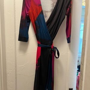 NWOT DVF Silk Jersey Wrap Dress